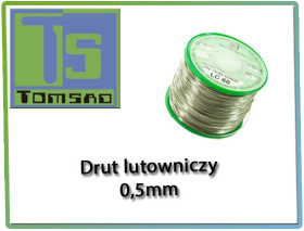 Drut lutowniczy 0.5mm 500g