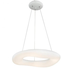 Lampa Wisząca LED VT-7750 82W 7300lm Zmienna barwa światła Ściemnianie Okrągła Biała 3960