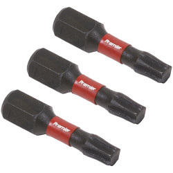 Sealey AK8218 TRX-Star* T25 Impact Power Tool Bits 25mm - 3pc