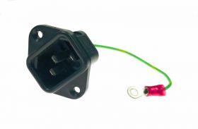 Wtyk AC komputerowy [IEC], montażowy