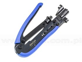 Zaciskarka złączy kompresyjnych typu F (Hanlong HT-H548A1), AteCom
