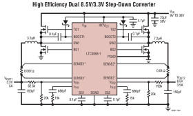 Low I, Dual 2-Phase Synchronous Step-Down Controller