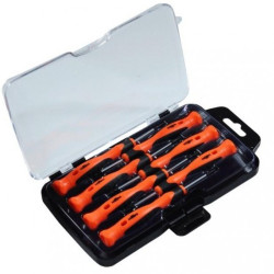 Komplet wkrętaków 7 Szt stal CrV zestaw płaskie i krzyżowe