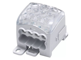 Blok rozdzielczy uniwersalny 1-biegunowy 82070 TH35 szary SUB 270 SIMBLOCK 81655002 SIMET