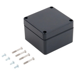 ABS enclosure, (L x W x H) 82 x 80 x 55 mm, gray (RAL 7015), IP66, BYB-3-90H0003