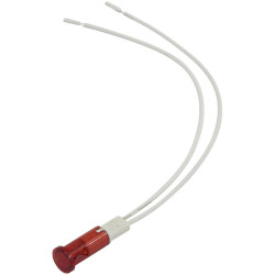 TRU COMPONENTS 1524024 Standard indicator light Red with bulb 1 pc Signal Light