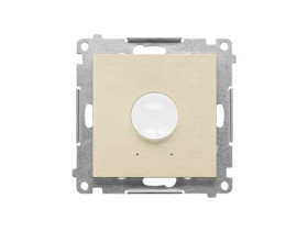 SIMON 55 Czujnik ruchu z przekaźnikiem 16 A 230 V AUTO, ON, OFF, SYMULACJA przesłony PCR/.. szampański mat TECR1.01/144 KONTAKT