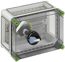 Przełącznik rozłączający Spelsberg GTE 106 Maksymalne napięcie przełączania: 690 V/AC (S x W x G) 320 x 220 x 179 mm 1 s