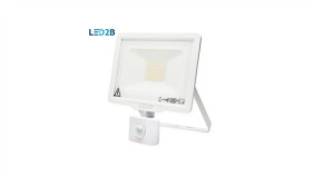 Naświetlacz Oprawa Led Mhc 30W Biały 3000K Ciepła Biała 2400Lm Z Czujnikiem...