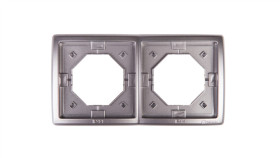 Simon Basic Standard Ramka Bryzgoszczelna Podwójna Z Uszczelką Ip44 Stal Inox...