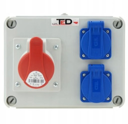 Rozdzielnica budowlana RS-07 16A/4P + 2Gs 230V 07.164