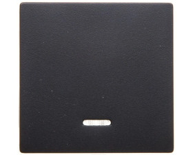 Merten System M Klawisz pojedynczy z sygnalizacją antracyt MTN431014