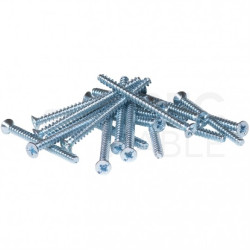 Wkręty osprzętowe GKS40 długość 40mm do puszek elektroinstalacyjnych F-TRONIC 100szt