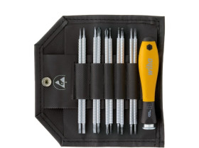 Wiha Wkrętak z trzonami wymiennymi zestaw SYSTEM 4 ESD mieszany 11-cz. 2691T11ESD 31499