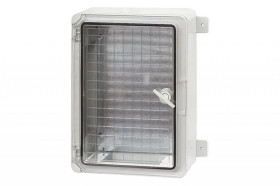 Szafa z tworzywa 600x800x260 mm IP65 drzwi przeźroczyste