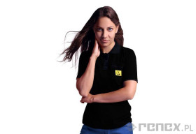 KOSZULKA POLO ESD 050 CZARNY ROZMIAR M