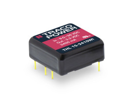 Przetwornica izolowana DC-DC, 15W, Uwe 18→ 75 V DC, Uwy 3.3V dc, Iwy 3.4A, TRACOPOWER