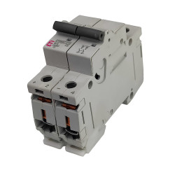 Wyłącznik nadprądowy P10-DC 2P B6 10kA Bezpiecznik ETI 260620103