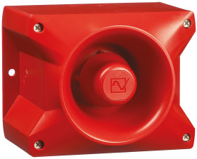 Sygnalizator akustyczny 24 V DC 110dB Montaż panelowy Pfannenberg 80-tonowy IP66