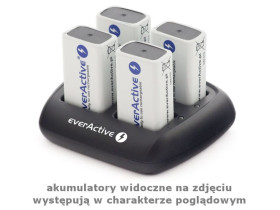 Ładowarka everActive NC-109 do akumulatorów 9V