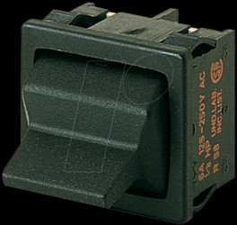 01819.1302-01 Toggle switch, 2-pin, changeover switch, tentative, bl