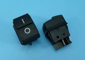 KCD2-201 16A/250V BLACK PODW.ON-OFF