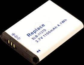 40698 Battery, digital camera, compatible, 1100 mAh