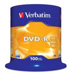 DVD-R VERBATIM 16* CAKE 100
