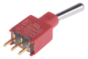 Przełącznik Wł.-(wł.) SPDT RS PRO Płytka drukowana długość przełącznika 10.16mm