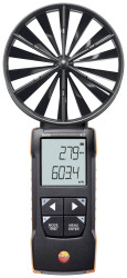 Anemometr testo 0563 0417-ISO, 0.3 do 20 m/s, 0 do +50 °C, Kalibracja (ISO)
