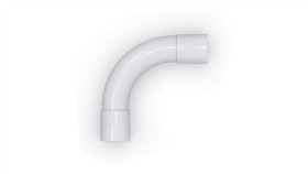 Złączka Kątowa Sztywna 25 Zks (Pcv) 444115T /25Szt/