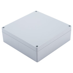 Hammond 1554W2GY Watertight Polycarb Enclosure Grey 180 x 180 x 60mm