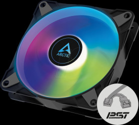 ACFAN00231A Arctic case fan P12 PWM PST A-RGB Black, 120 mm