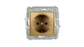 Icon Mechanizm Gniazda Pojedynczego Z Uziemieniem Schuko 2P+Z (Przesłony...