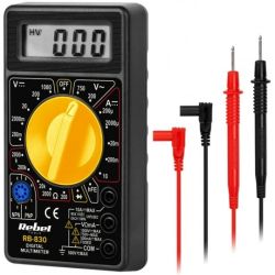 Miernik uniwersalny multimetr cyfrowy z wyświetlaczem LCD REBEL RB-830