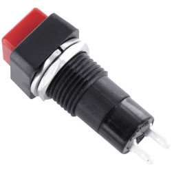 TruComponents 782749 Pushbutton ,Panel Mount,Off/On,SPST,Solder