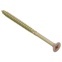 ForgeFix SPE4580Y Spectre&#x2122; Screw PZ Compatible CSK ZYP 4.5 x 80mm (Box 100)