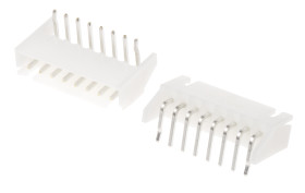 Wtyk PCB 8-pinowe raster: 2.5mm -rzędowe JST Przewlekany 3.0A 250.0 V.