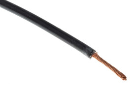 Przewód montażowy 1,1 mm² Czarny Hew Heinz Eilentropp Silikon 17 AWG 1,5 kV dł. 100m 516/0,05 mm +180°C