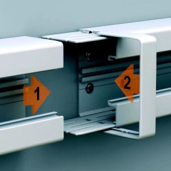 Łącznik wewnętrzny - PC/ABS - biel Optiline 45 ISM10904