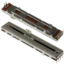 Potencjometr SV6091GNP 2x20KΩA suwakowy stereo