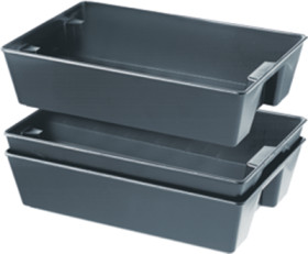 Stacking bowl, without drawers, (L x W x D) 190 x 120 x 50 mm, A4-2-6-10