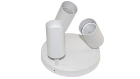 Lampa Spotlight Fargo 3Xgu10 Biała Okrągła