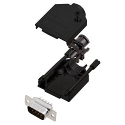 Encitech 6355-0101-21 D-Sub Pin Strip set 9 Pins 180&#xB0; Solder Bucket