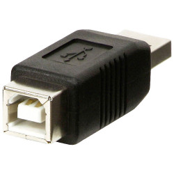 LINDY 71231 USB 2.0 Adapter A to B Connector for USB Ports and Hubs