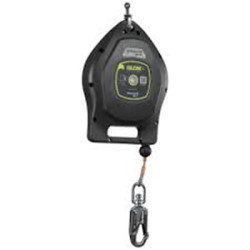 Blok chroniący przed upadkiem z wysokości, Nylon, 20m, Podwójny, Stal nierdzewna