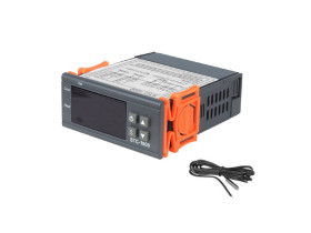 Termostat LCD STC-1000 + czujnik -50-110°C 230V wymiary: 75x35x85mm...