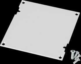 442-313-00 Rear panel for aluminium control panel housings, 96 x 96 mm
