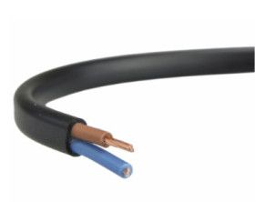 PRZEWOD OMYP 2*0.5 CZARNY