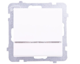 SONATA Łącznik kontrolny z podświetleniem ecru ŁP-12RS/m/27
